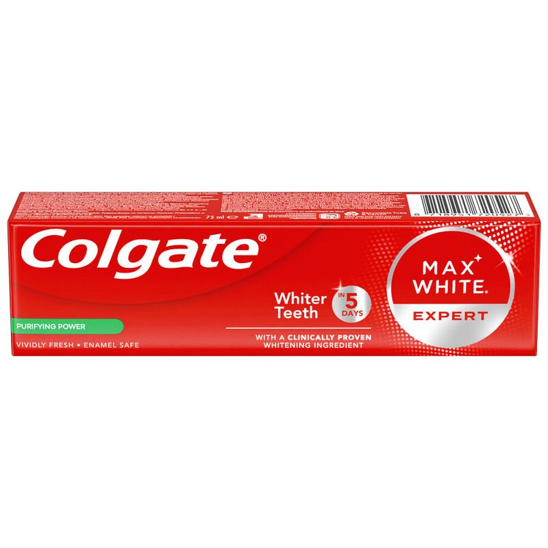 SCF166 COLGATE PASTA DINTI MAX WHITE EXPERT PURIFYING POWER 75ML