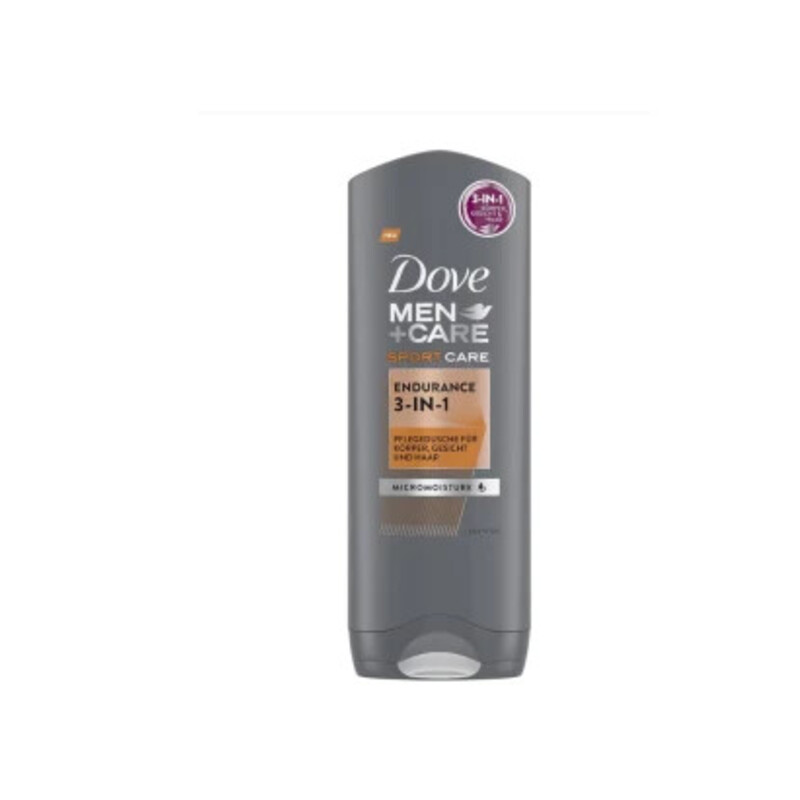 SCF175 DOVE GEL DUS 400ML MEN 3IN1 ENDURANCE