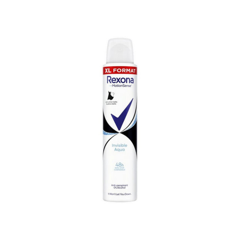 SCF188 REXONA ANTIPERSPIRANT DEO 200ML INVISIBLE