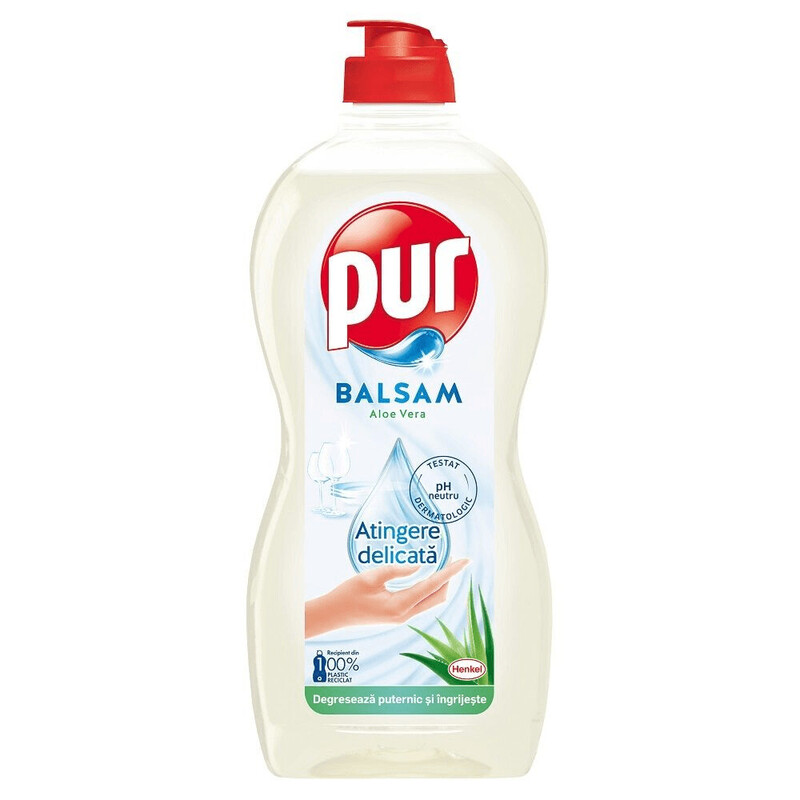 PUR DETERGENT VASE LICHID 450ML ALOE VERA