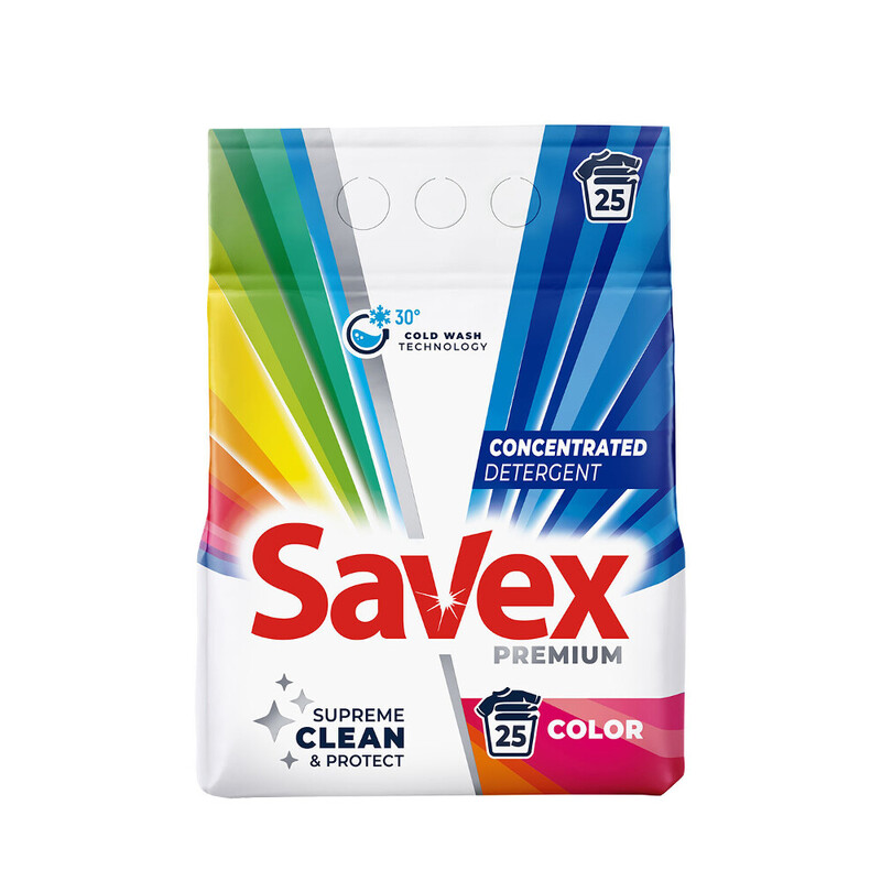 SAVEX DETERGENT RUFE AUTOMAT 2KG 2IN1 COLOR 25SPALARI