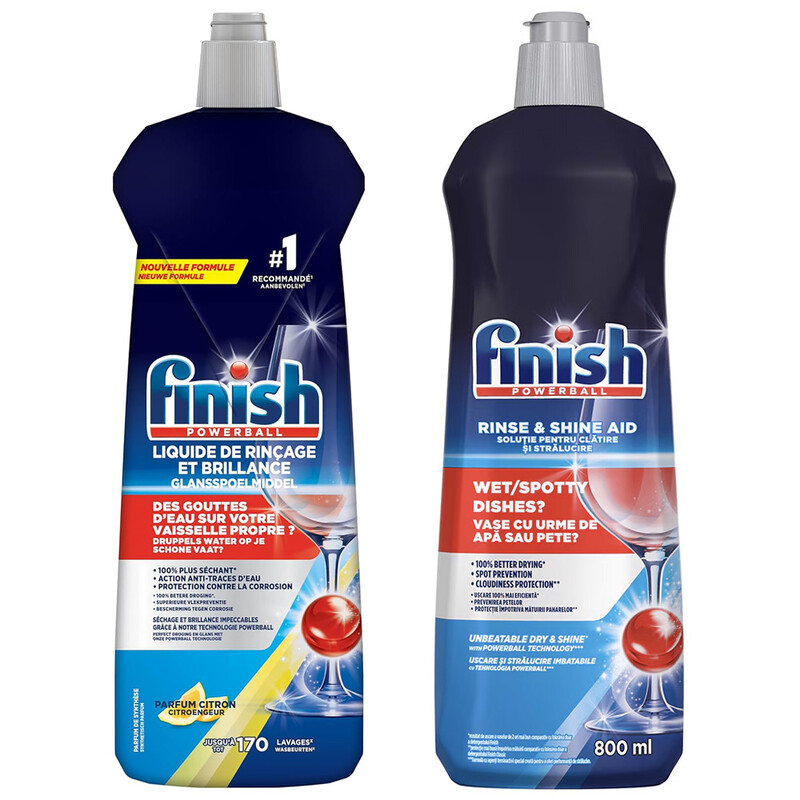 SCF43 FINISH SOLUTIE CLATIRE 800ML MASINA SPALAT VASE LEMON