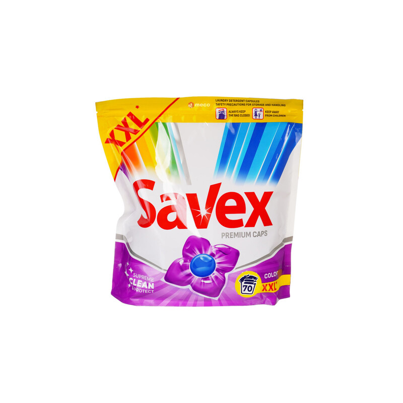 SAVEX DETERGENT CAPSULE 70BUC COLOR