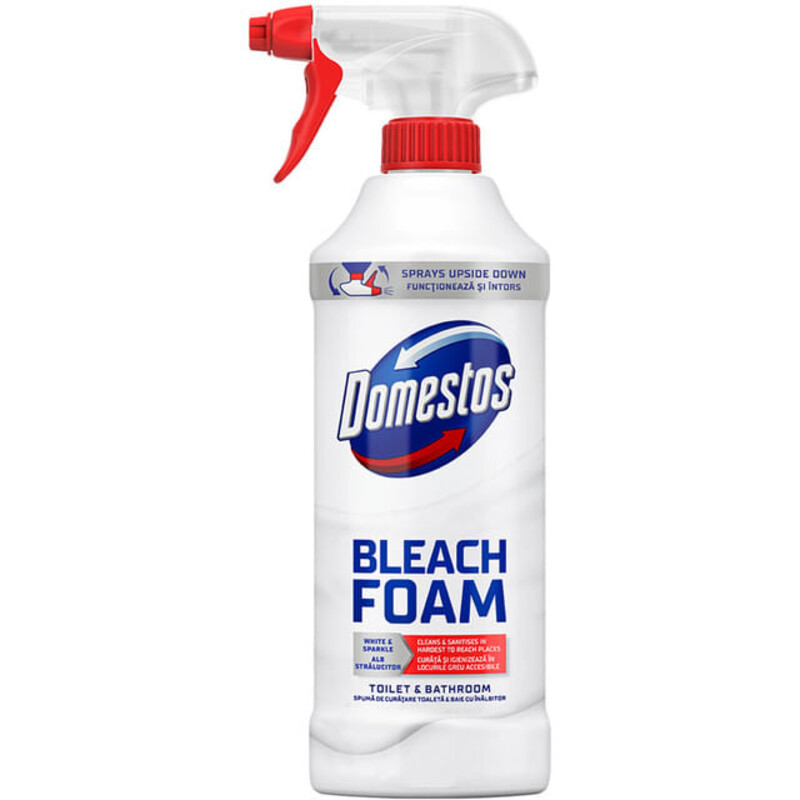 DOMESTOS SPRAY SPUMA 435ML BAIE INALBITOR