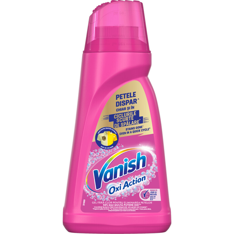 SCF85 VANISH GEL SOLUTIE PETE 1L OXI ACTION PINK